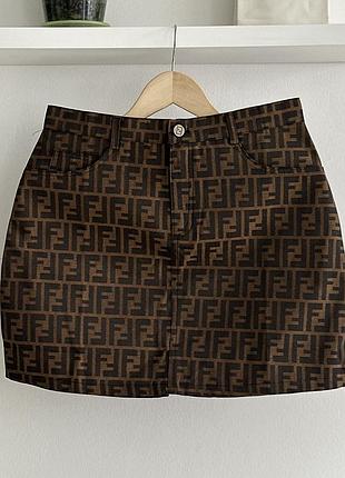 Спідниця fendi pre-owned з логотипом ff