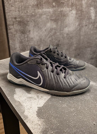 Оригинальные кожаные футзалки (бампы) nike timempo legend 10 academy