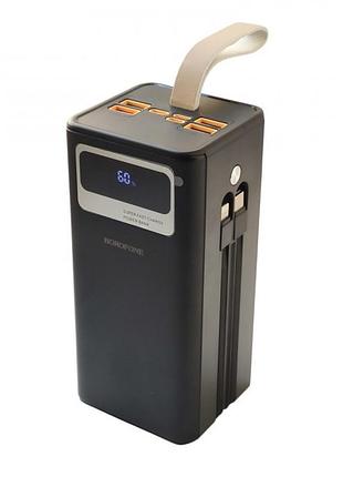 Повербанк із швидкою зарядкою чорний power bank borofone dbt35b 50000mah pd22 5w