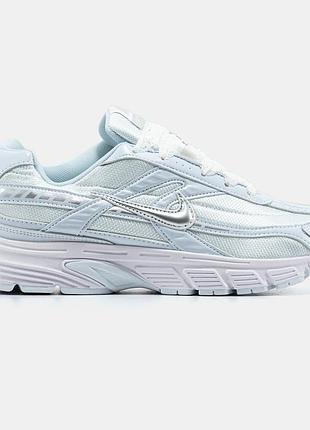 Білі кросівки унісекс nike initiator white blue х найк 39