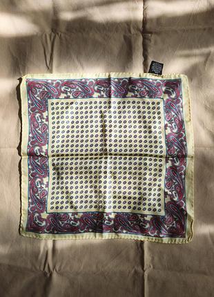 Tie rack хустка шовк край роуль 30*31см паше