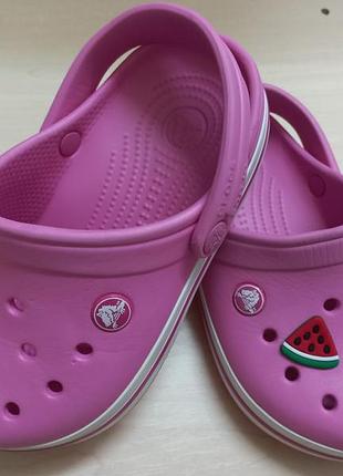 Шлепанцы весна-лето дев. 32-33р.crocs вьетнам