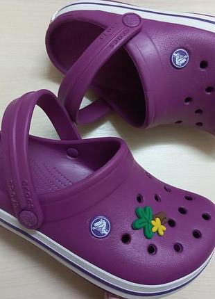 Шлепанцы весна-лето дев. 33-34р.crocs вьетнам