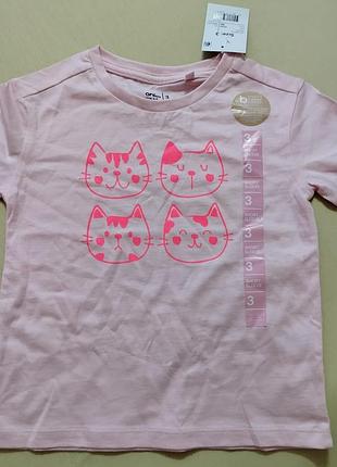 🐱 чарівна дитяча футболка anko "happy cats" з милими котиками