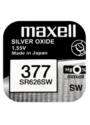 Батарейка maxell sr626sw 1pc eu mf (377) a 1шт (m-18292000)