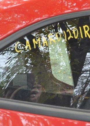 Форточка (глухое стекло) задняя правая chevrolet camaro 10-15