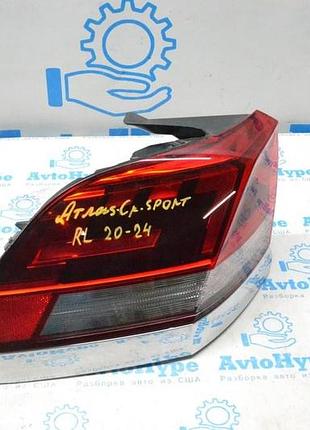 Фонарь внешний крыло левый vw atlas cross sport 20-24 led с хром молдингом реал.од.