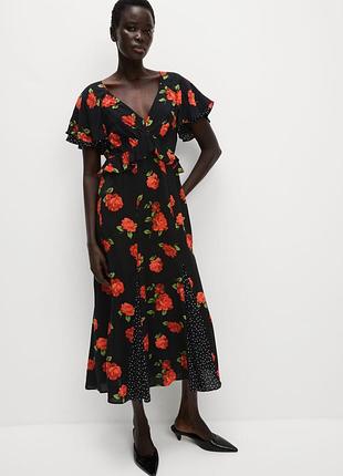 1+1=3❤️ невероятно красивое вискозное платье от m&amp;s