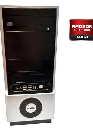 Пк asus vento ta-551 tower / amd athlon ii x2 250 (2 ядра по 3.0 ghz) / 8 gb ddr3 / 250 gb hdd / amd radeon r5 220, 2 gb gddr3,