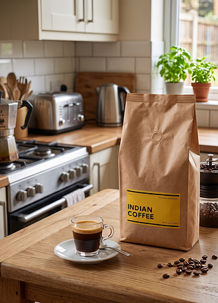 Кофе молотый indian coffee typica 60% арабика / 40% робуста, 1 кг