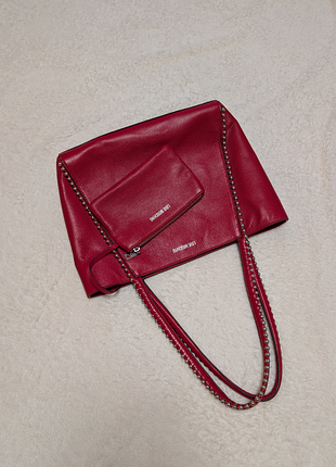 Сумка шкіряна love moschino 40*38 натуральна шкіра original