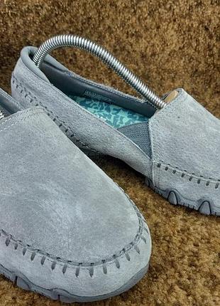 Мокасины,слипоны кожаные оригинал skechers relaxed 38 размер.