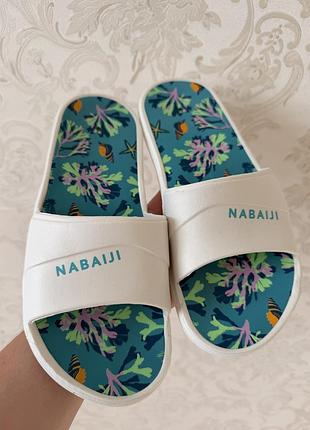 Шльопанці для дівчинки nabaiji decathlon, розмір 35/36