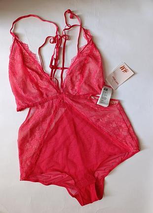 Изысканный сексуальный боди от бренда h&amp;m, размер eur 38 (c-m)