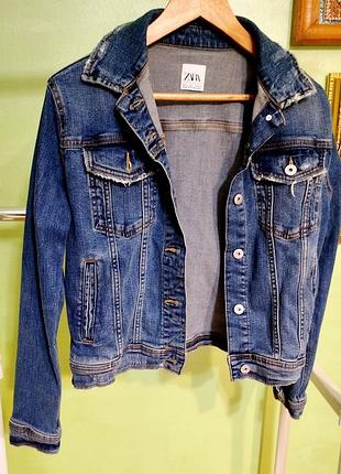 Джинсова куртка zara