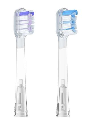 Насадки для зубної щітки hoco hp64 acoustic wave electric toothbrush transparent