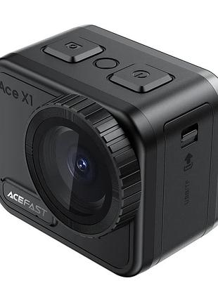 Екшн-камера acefast x1 4k waterproof action camera black