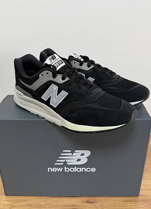 Новые с коробкой кроссовки мужские new balance 997h черные 27см 42.5р рефлективные