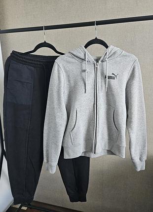 Женский спортивный костюм puma essential, костюм на флисе пума