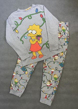 Піжама the simpsons 12–13 років (158 см) 💛🎄