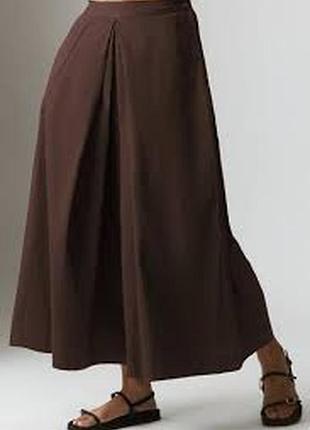 Фірмова лляна спідниця benetton. разм. m/l (38)