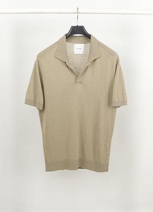 Чоловіча лляна polo футболка no label