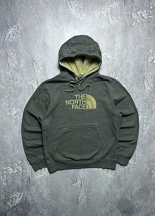 Vintage винтажное худи the north face tnf big logo gorpcore горпкор size l размер л
