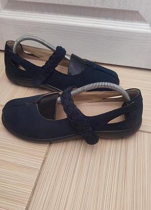 Кожаные мокасины hotter shake, 41-40,5 р, х-26 см