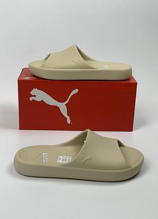Шльопанці слайдери puma shibui cat beige / розмір 43-44 / 28 см.