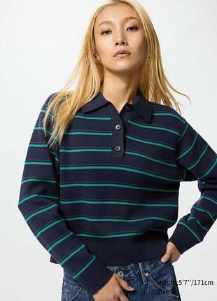 Джемпер поло uniqlo бавовна