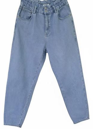 Джинси pull&bear mom fit — світло-блакитні