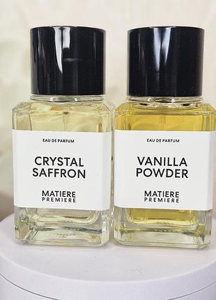 Matiere premiere vanilla powder розпив оригінал унісекс мадагаскарська ваніль кокосова пудра геліотроп пало санто мускус