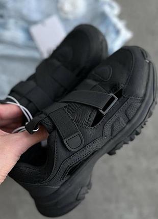 Кросівки zara дитячі чорні р 35 літні