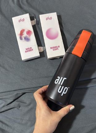 Оригінальна пляшка air up чорна комплект із подами / розумна пляшка для води еір ап капсули