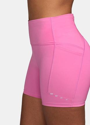 Жіночі нові шорти велосипедки обтягуючі ніжно рожеві nike pro swift aeroswift pegasus vomero