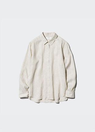 Лляна жіноча сорочка uniqlo