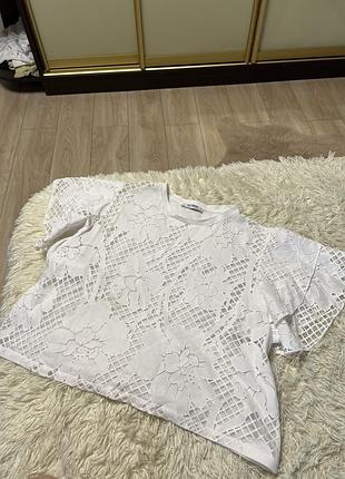 Футболка майка женская белая zara