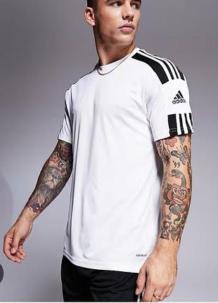 Чоловіча футболка adidas. біла футболка. футболка великого розміру. спортивна футболка.