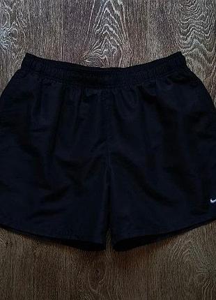 Черные мужские спортивные шорты nike pro combat размер l
