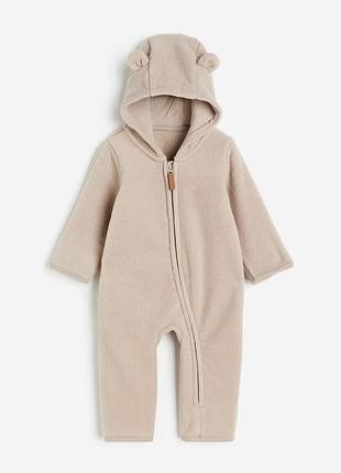 Флісовий комбінезон ромпер h&m з вушками (в ідеалі)