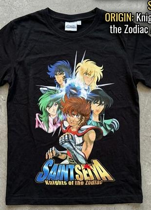 Аніме футболка унісекс saint seiya knights of the zodiac s 44 100% бавовна