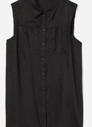 Женская рубашка из льна h&amp;m