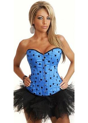 Корсет в горох shein