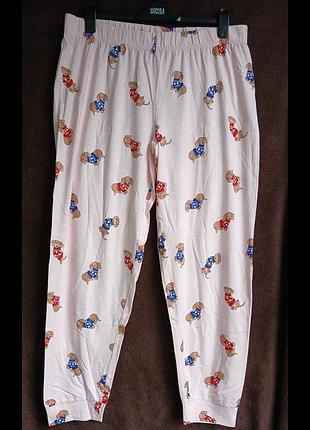 Штаны женские домашние, такса, l, eur 42-44