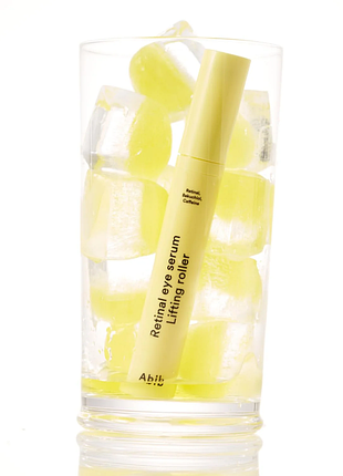 Антивозрастная сыворотка для кожи вокруг глаз с  роллером abib retinal eye serum lifting roller, 15 мл