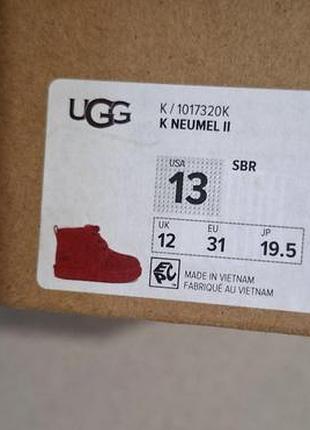 Оригінальні ugg neumel ii ❤️ натуральна замша та овчина | eu 31 | з коробкою