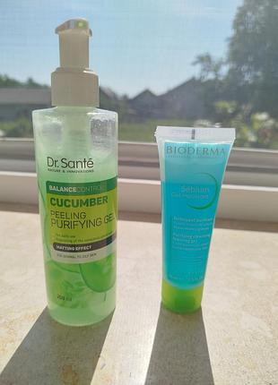 Гели для умывания dr. santé, bioderma