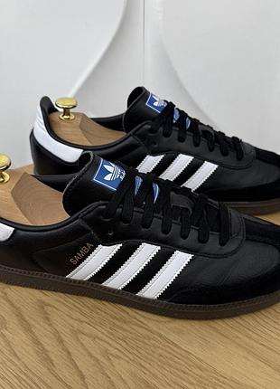 Оригінальні шкіряні кросівки adidas samba
