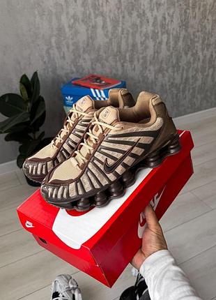 Nike shox tl brown