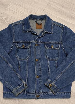 Байкерская джинсовая куртка джинсовка marlboro western denim jacket